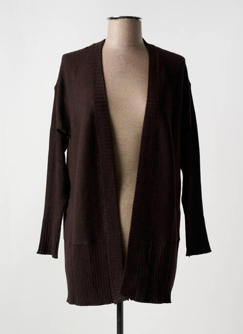 Vestă cu mâneci lungi maro FRANSA femeie