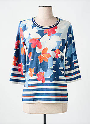 Tricou mâneci 3/4 mâneci 3/4 albastru OLSEN femeie