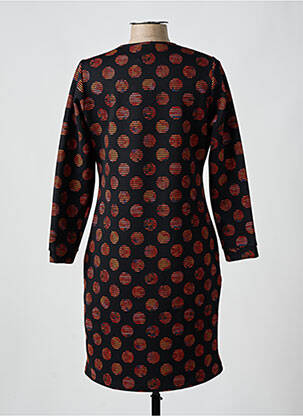 Rochie midi mâneci lungi mâneci lungi negru GUY DUBOUIS femeie