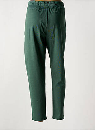 Pantalon slim talie elastică mărime normală verde FRANSA femeie