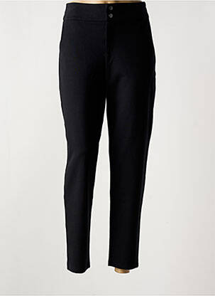 Pantalon slim talie elastică mărime normală negru FRANSA femeie