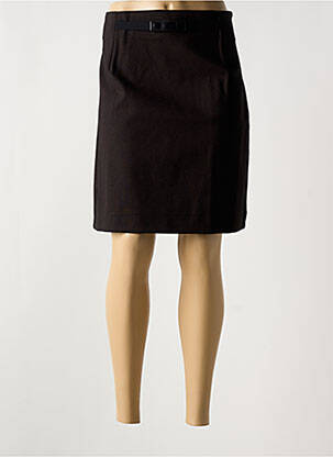 Fustă midi maro LO! LES FILLES femeie