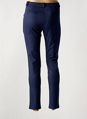 Pantalon slim țesătură poplin mărime normală albastru LE PETIT BAIGNEUR femeie
