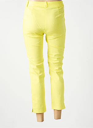 Pantalon 7/8 elasticitate mărime normală galben ANONYME DESIGNERS femeie