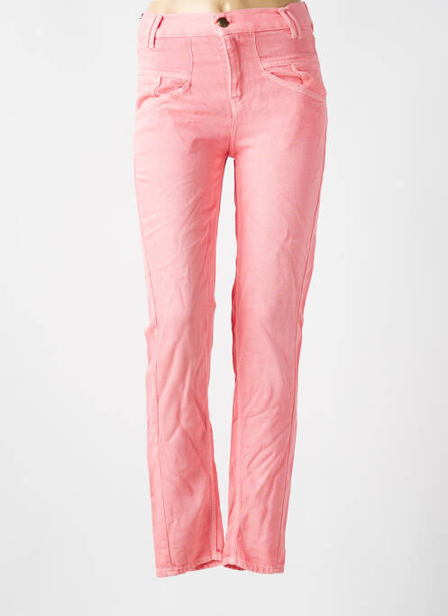 Pantalon slim roz FIVE femeie