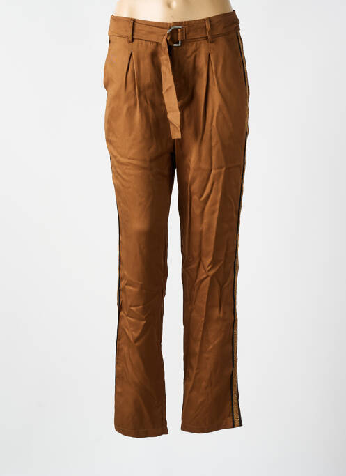 Pantalon chino maro LA PETITE ETOILE femeie