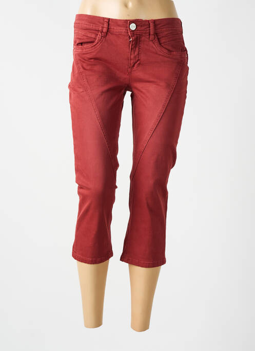 Pantalon trei sferturi roșu STREET ONE femeie