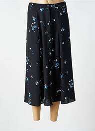 Fustă lungă țesătură crep negru I.CODE (By IKKS) femeie