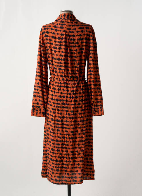 Rochie lungă portocaliu SIGNE NATURE femeie