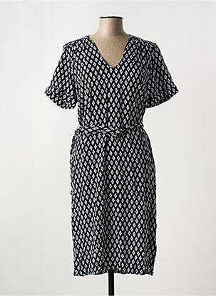 Rochie midi mâneci scurte mâneci scurte negru CONCEPT K femeie
