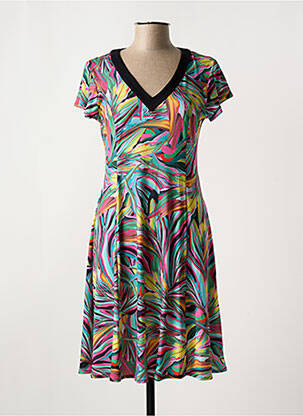 Rochie midi verde FELINO femeie