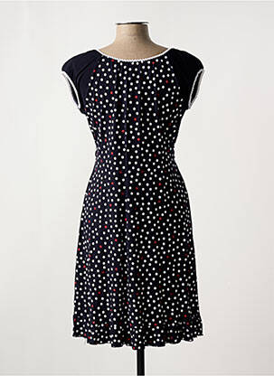 Rochie midi mâneci scurte mâneci scurte negru NATURAL STB femeie