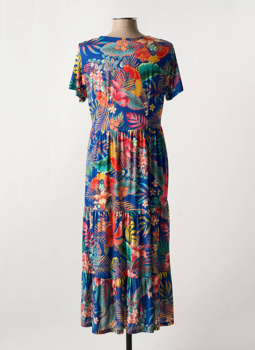 Rochie lungă albastru GENUINE femeie