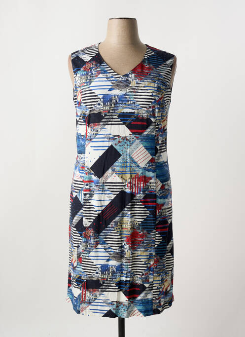 Rochie midi albastru GEVANA femeie