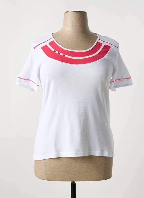 Tricou alb CLAUDE DE SAIVRE femeie