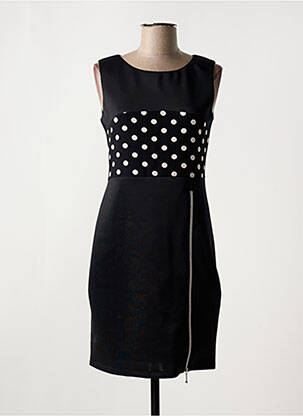 Rochie scurtă negru QUATRE VINGT JOURS femeie