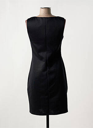 Rochie scurtă fără mâneci fără mâneci negru QUATRE VINGT JOURS femeie