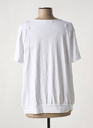 Tricou elasticitate mâneci scurte alb 7 SEASONS femeie
