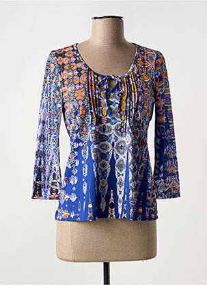 Top albastru FELINO femeie