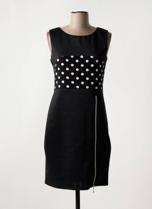 Rochie scurtă negru QUATRE VINGT JOURS femeie