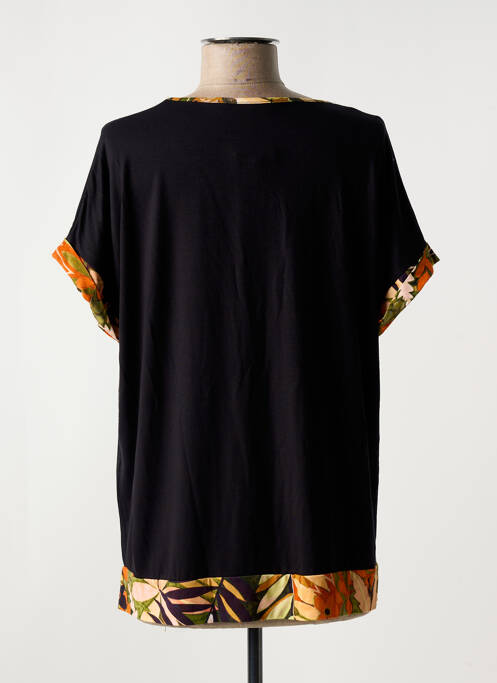 Tricou negru QUATRE VINGT JOURS femeie