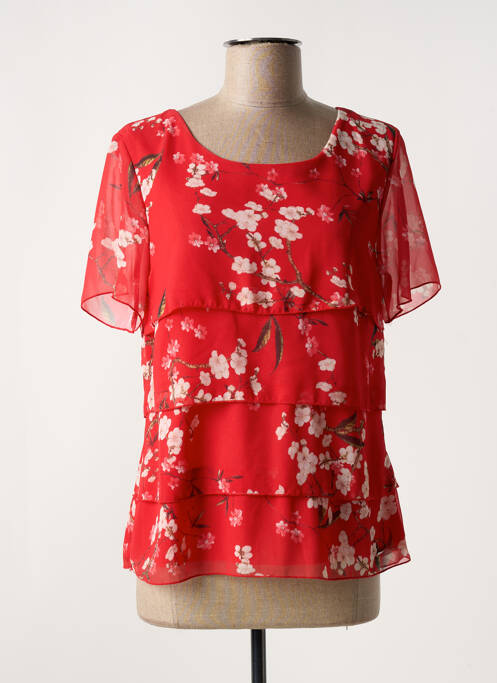 Top roșu QUATRE VINGT JOURS femeie