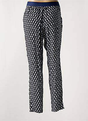 Pantalon slim talie elastică mărime normală albastru CONCEPT K femeie