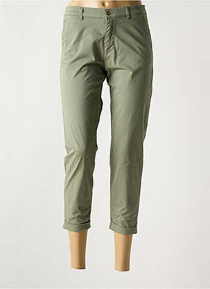 Pantalon 7/8 elasticitate mărime normală verde LCDN femeie