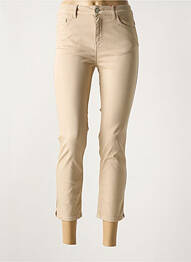 Pantalon 7/8 elasticitate mărime normală bej CONCEPT K femme
