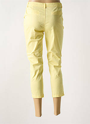Pantalon 7/8 elasticitate mărime normală galben SARAH JOHN femeie