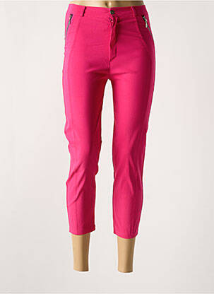 Pantalon 7/8 elasticitate mărime normală roz CARLA D ANGELI femeie
