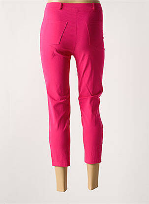 Pantalon 7/8 elasticitate mărime normală roz CARLA D ANGELI femeie