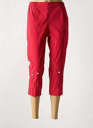 Pantalon trei sferturi roșu GEVANA femeie