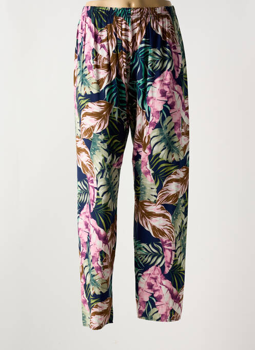 Pantalon larg roz QUATRE VINGT JOURS femeie