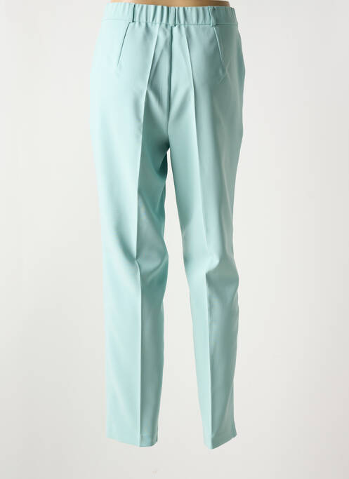 Pantalon slim țesătură poplin mărime normală albastru GEVANA femme