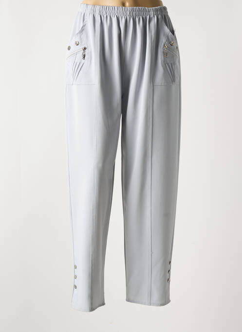 Pantalon larg gri CERISE femeie