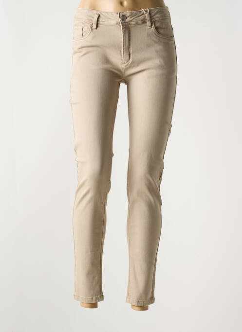 Pantalon 7/8 bej NORFY femeie