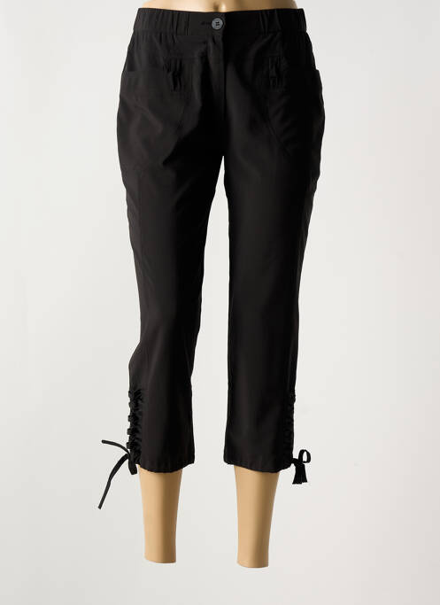 Pantalon trei sferturi negru S.QUISE femeie