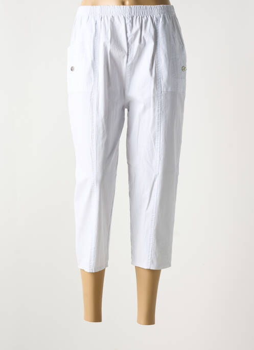 Pantalon trei sferturi alb CHERRY B femeie