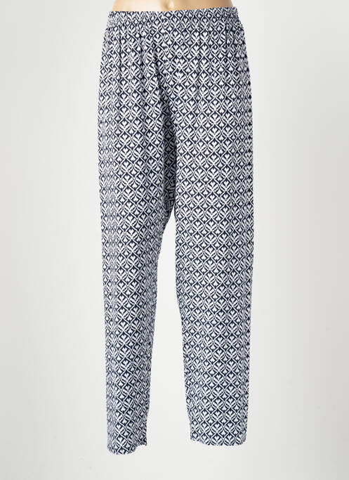 Pantalon slim alb QUATRE VINGT JOURS femeie