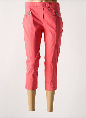 Pantalon trei sferturi roz HALOGENE femeie