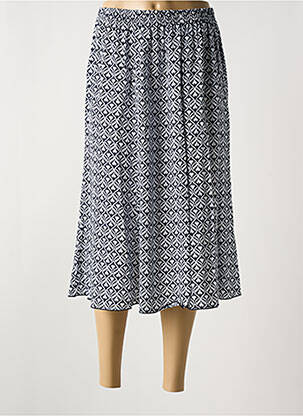 Fustă midi negru QUATRE VINGT JOURS femeie