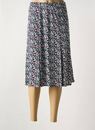 Fustă midi albastru GEVANA femeie