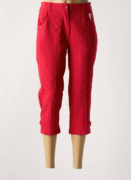 Pantalon trei sferturi roșu PLURIELLES femeie