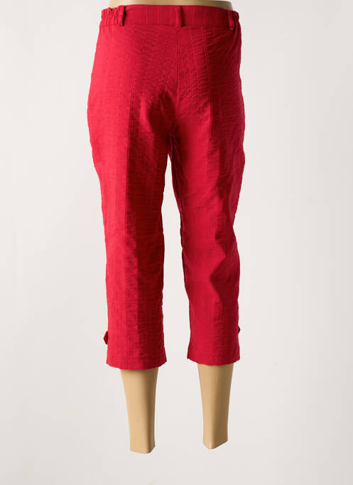 Pantalon trei sferturi roșu PLURIELLES femeie