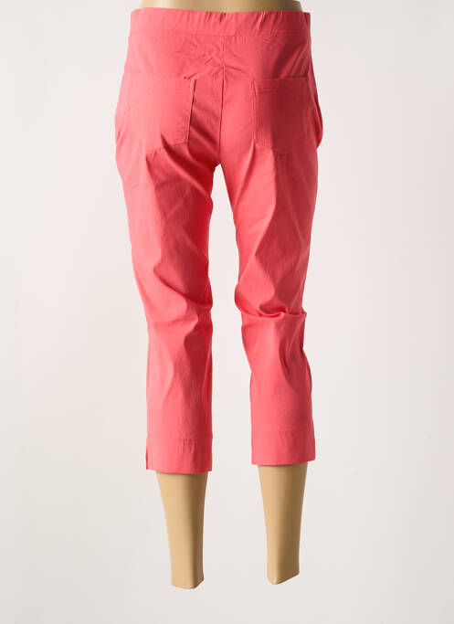 Pantalon trei sferturi roz HALOGENE femeie