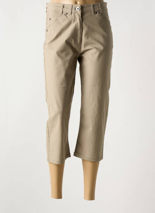 Pantalon trei sferturi gri CLAUDE DE SAIVRE femeie