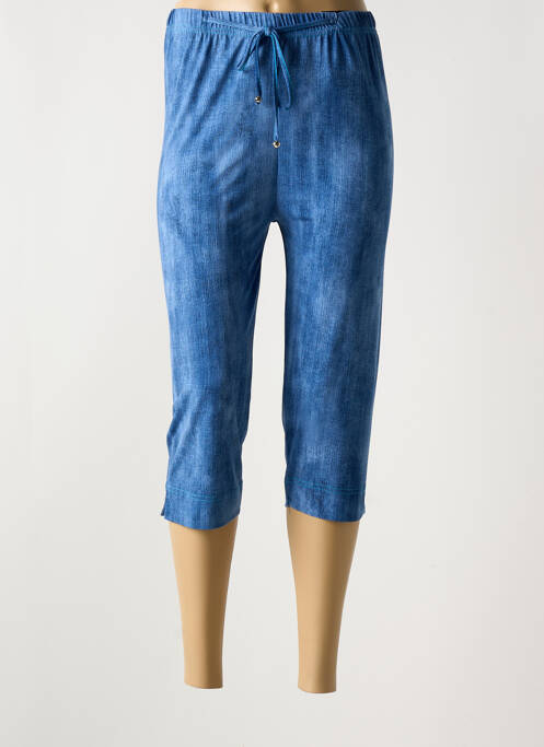 Pantalon trei sferturi albastru MASQUENADA femeie