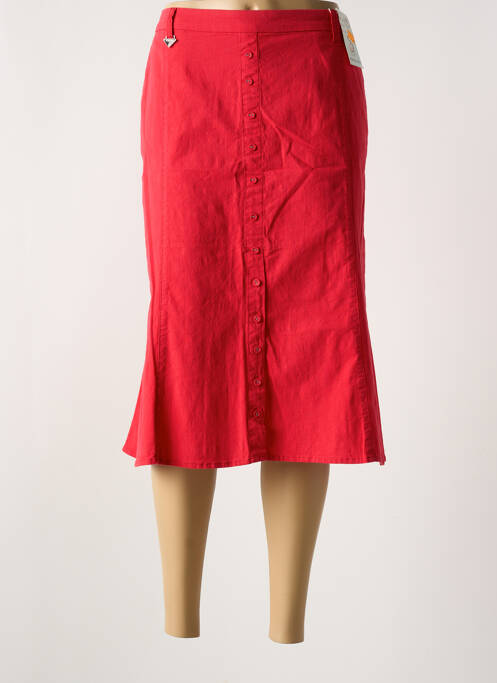Fustă midi roșu S.QUISE femeie