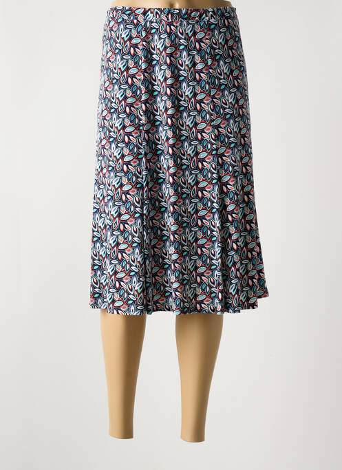 Fustă midi albastru GEVANA femeie